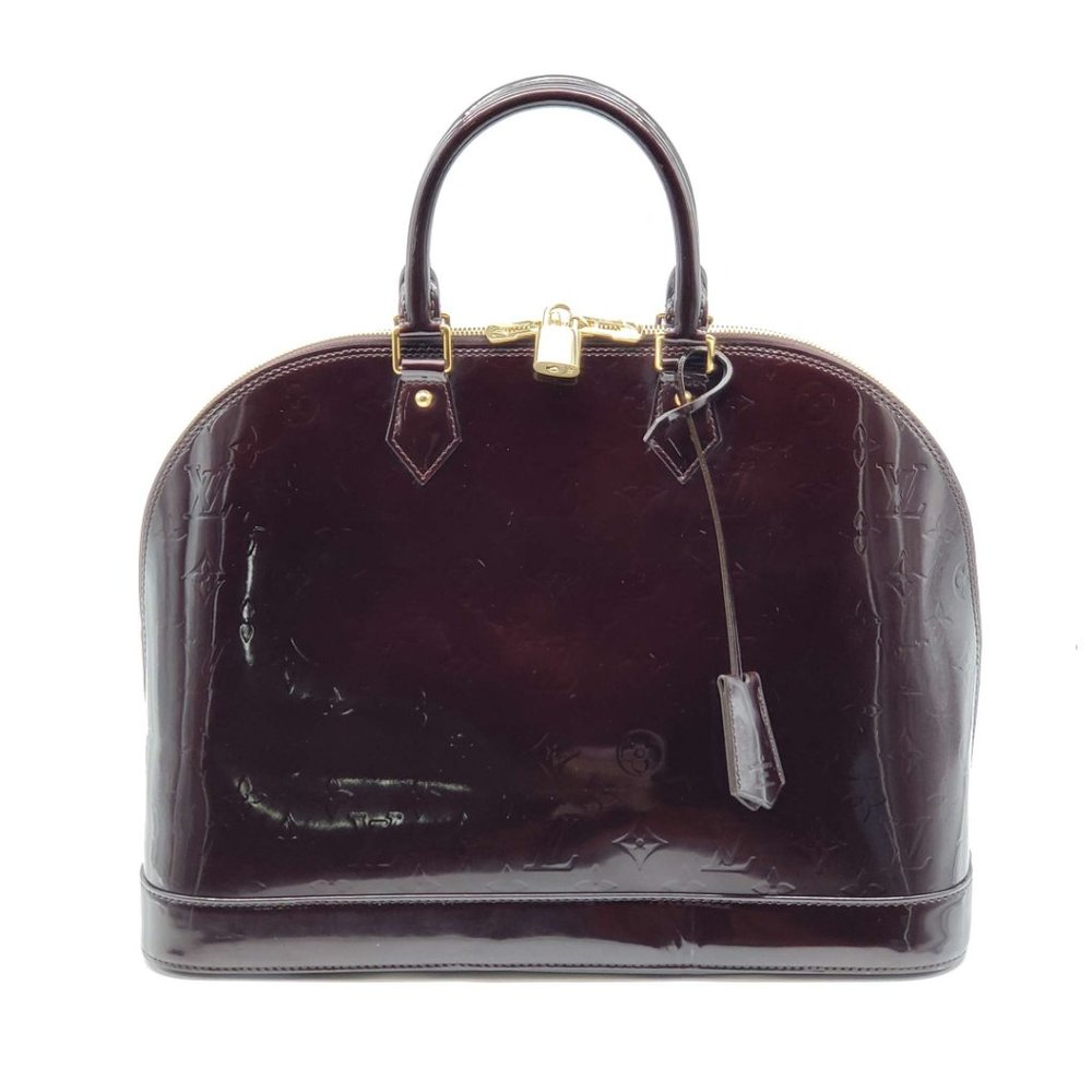 Louis Vuitton Alma GM Vernis Monogram Hand Bag